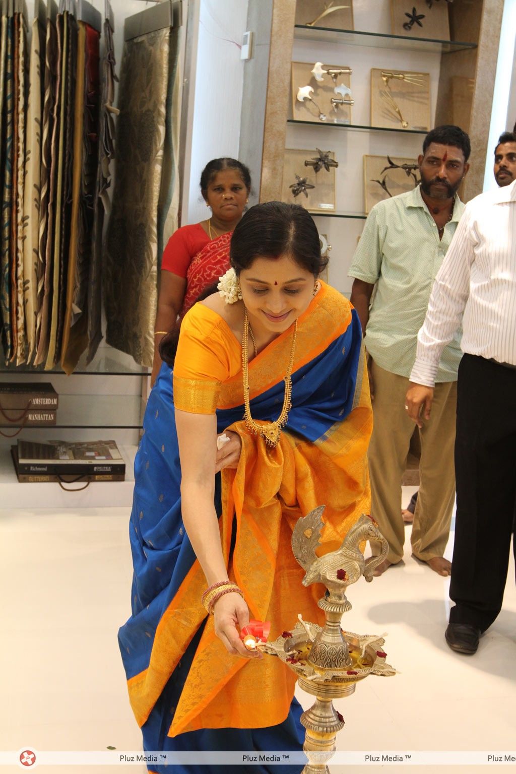 Devayani at Textiles Showroom Event Stills | Picture 128917